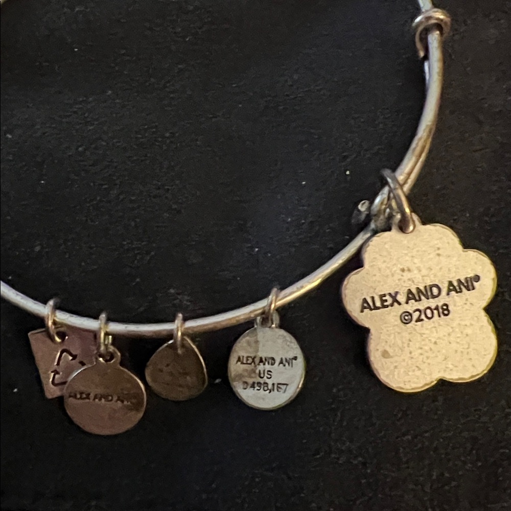 Alex and Ani Paw Prints of Love Bracelet - Picture 5 of 7